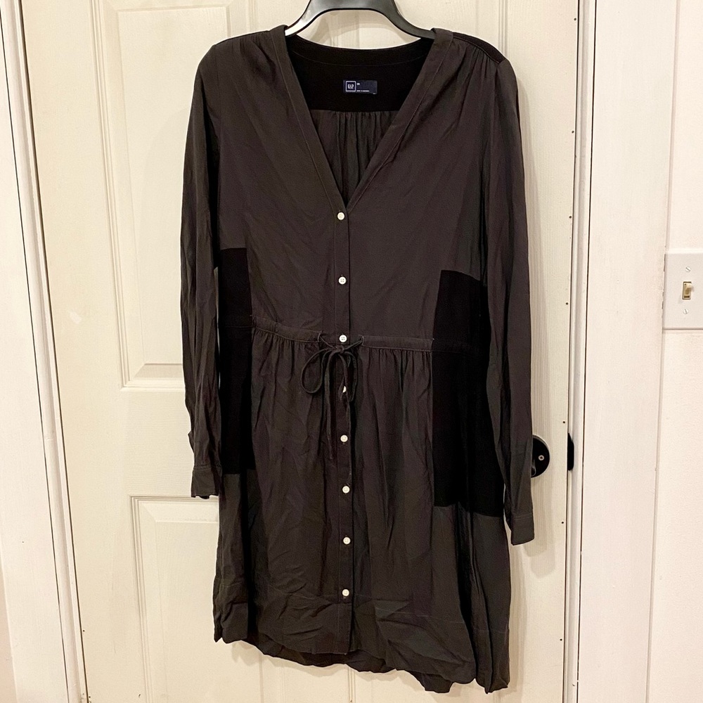 GAP button up, a-line dress